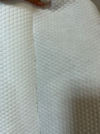 부직포나라 중금속유해물질ZERO 뜯어쓰는 주방 일회용수세미 60매 2매 — 4.5점을 준 리뷰어가 2022년 10월 올린 사용 사진