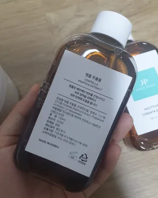 랑팡 병풀추출물150ml+어성초추출물150ml+스킨빅패드60매 — 5점을 준 리뷰어가 2021년 10월 올린 사용 사진