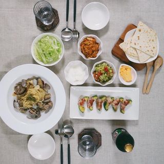 이탈리안 프리미엄 파스타 룸모 Rummo 파스타 2종 + 바질 페스토 + 블랙 트러플 페이스트 — 5점을 준 리뷰어가 2021년 7월 올린 사용 사진