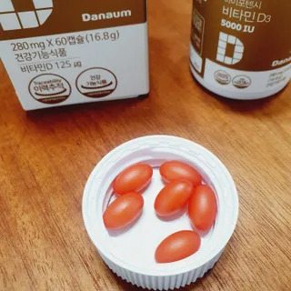 (NEW)다나음 하이포텐시 비타민D3 5000IU(60정/2개월분) — 5점을 준 리뷰어가 2023년 1월 올린 사용 사진