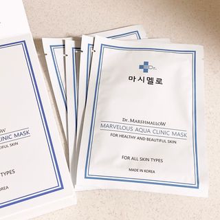 닥터마시멜로 닥터마스멜로 마블러스 아쿠아 클리닉 마스크 — 5점을 준 리뷰어가 2021년 7월 올린 사용 사진