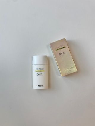 아이레시피 모이스트터치 스포츠 선밀크 50ml (SPF50+ PA+++) — 5점을 준 리뷰어가 2023년 6월 올린 사용 사진