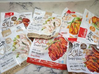 굽네몰 [굽네] 소스가 맛있는 닭가슴살 슬라이스 4종 — 5점을 준 리뷰어가 2021년 4월 올린 사용 사진