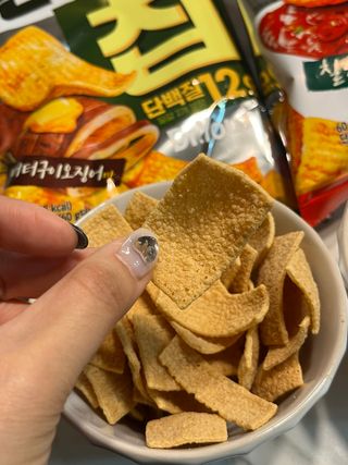 맛있게 채우는 단백질 12g, 닥터유 단백질칩 — 5점을 준 리뷰어가 2023년 12월 올린 사용 사진
