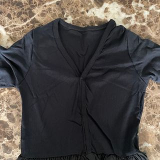 다운블로우 ~플레어 레이어드 민소매 드레스 봄 여름 가을 슬리브리스 반팔 롱 원피스 — 5점을 준 리뷰어가 2025년 6월 올린 사용 사진