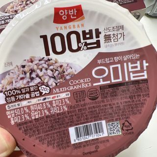 [구매평]양반 동원 양반 100밥 오미밥, 130g, 12개 — 5점을 준 리뷰어가 2025년 4월 올린 사용 사진