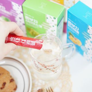 참앤들황토농원 7가지 맛! 탄산 톡톡! 스파클링! 데이앤 콤부차 7종 10포 1박스씩 ★총 7박스★ — 5점을 준 리뷰어가 2023년 1월 올린 사용 사진