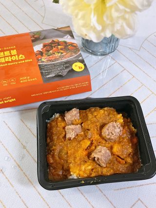 브라잇벨리 식물성 미트볼과 일본식카레의 만남, 플랜트볼 카레라이스 — 4점을 준 리뷰어가 2022년 9월 올린 사용 사진