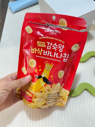 스미후루 코리아 [구매평]감숙왕 바삭 바나나칩(수정본) — 5점을 준 리뷰어가 2025년 8월 올린 사용 사진