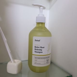 달리프 클로렐라 베러 루트 릴렉싱 샴푸 500ml — 5점을 준 리뷰어가 2021년 5월 올린 사용 사진