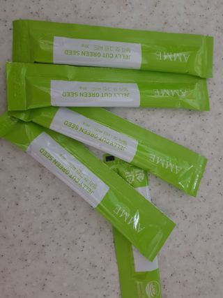 아므_이너뷰티 아므 젤리 컷 그린 씨드 10개입 — 5점을 준 리뷰어가 2021년 3월 올린 사용 사진