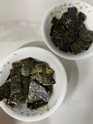 더빈트 와삭바삭 김스낵 — 4점을 준 리뷰어가 2023년 2월 올린 사용 사진