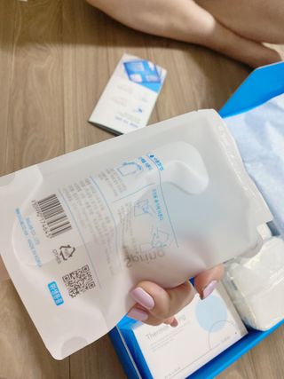설랩수앤슈, 직접 만들어 쓰는 아기 물티슈 — 5점을 준 리뷰어가 2021년 7월 올린 사용 사진