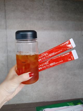 메타아르기닌 GC녹십자웰빙 메타 아르기닌 6000 플러스 오르니틴 — 4.5점을 준 리뷰어가 2022년 5월 올린 사용 사진
