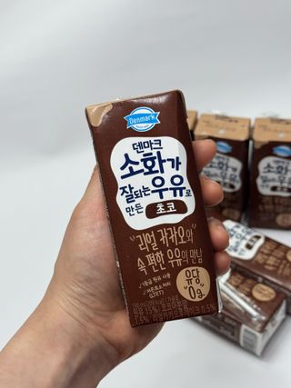 [구매평]덴마크 소화가 잘되는 우유로 만든 초코, 190ml, 24개 — 5점을 준 리뷰어가 2025년 2월 올린 사용 사진