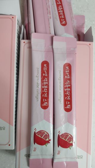 비타앤 석류콜라겐스틱 — 5점을 준 리뷰어가 2021년 5월 올린 사용 사진