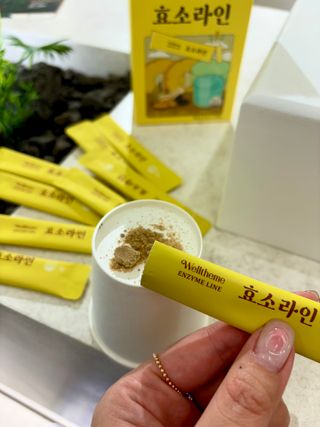 목 넘김이 편한 곡물발효효소 웰테므 효소라인 — 5점을 준 리뷰어가 2023년 11월 올린 사용 사진