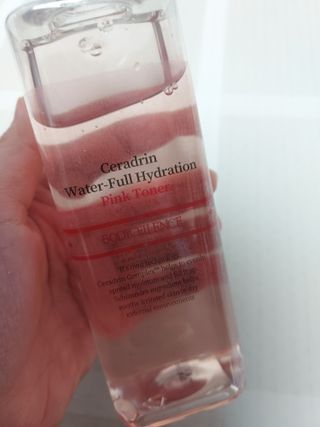 [바디셀런스] 속보습+사용감+향 모두 잡은 / 세라드린 속보습 핑크토너 300ml — 5점을 준 리뷰어가 2022년 3월 올린 사용 사진