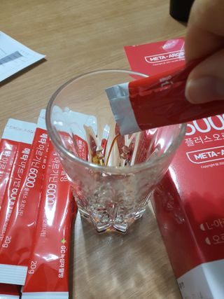 메타아르기닌 GC녹십자웰빙 메타 아르기닌 6000 플러스 오르니틴 — 4점을 준 리뷰어가 2022년 5월 올린 사용 사진