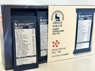 [아임고트] 뉴질랜드 프리미엄 고트밀크 (쿠팡)_34500 — 5점을 준 리뷰어가 2024년 12월 올린 사용 사진