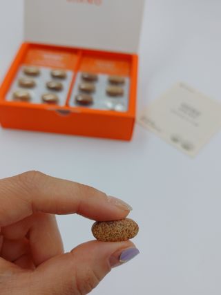 프리마인 먹는건 초간편, 영양소와 흡수율까지 챙겨야 백점.예뻐지는 완벽레시피 비타앤오 30정/CH.V콜라겐필름 30매 — 4점을 준 리뷰어가 2021년 8월 올린 사용 사진