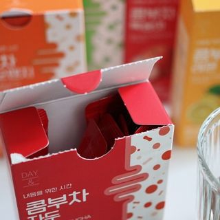 참앤들황토농원 7가지 맛! 탄산 톡톡! 스파클링! 데이앤 콤부차 7종 10포 1박스씩 ★총 7박스★ — 5점을 준 리뷰어가 2023년 1월 올린 사용 사진