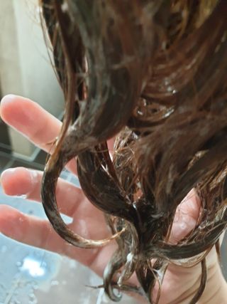 트리플에스 탈모 샴푸 275ml + 실크 트리트먼트 275ml — 5점을 준 리뷰어가 2021년 4월 올린 사용 사진