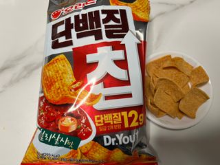 맛있게 채우는 단백질 12g, 닥터유 단백질칩 — 5점을 준 리뷰어가 2023년 12월 올린 사용 사진