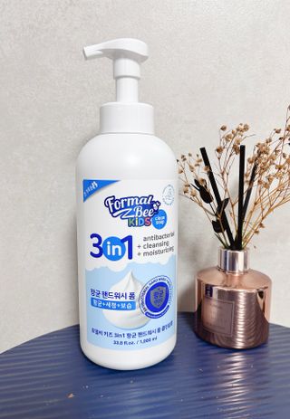 포멀비 키즈 3in1 항균 핸드워시 폼 클린솝향 1000ml — 5점을 준 리뷰어가 2025년 8월 올린 사용 사진