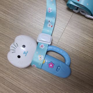 유비맘 젖병 빨대컵 다용도 홀더 1+1 _ 컬러 랜덤 발송 — 5점을 준 리뷰어가 2021년 1월 올린 사용 사진