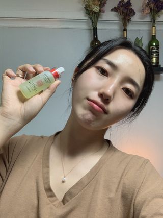 엘리샤코이 테트라포스 클리어 그린 앰플 — 4점을 준 리뷰어가 2021년 5월 올린 사용 사진