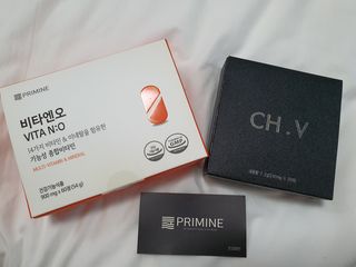 프리마인 먹는건 초간편, 영양소와 흡수율까지 챙겨야 백점.예뻐지는 완벽레시피 비타앤오 30정/CH.V콜라겐필름 30매 — 5점을 준 리뷰어가 2021년 8월 올린 사용 사진