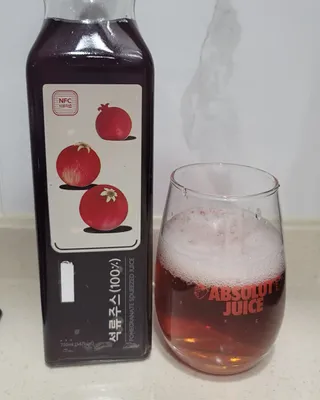 [바이윙클] 페르시아 유기농 석류 착즙주스 750ml 2병 + 선물박스 세트 — 5점을 준 리뷰어가 2022년 3월 올린 사용 사진