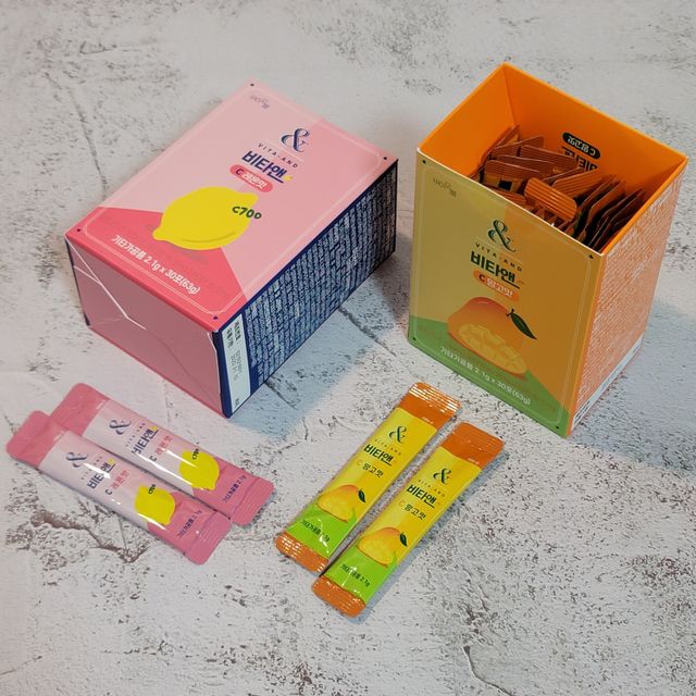 비타앤C 레몬맛, 망고맛 리뷰 사진