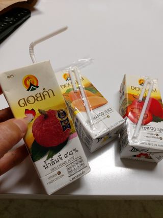 도이캄 착즙 완숙 토마토 200ml 12팩 무설탕 태국왕실 기내식주스 — 5점을 준 리뷰어가 2021년 2월 올린 사용 사진
