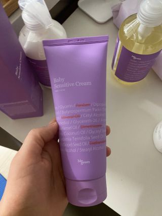 빅그린 베이비라인 3종세트 - 샴푸앤바디워시500ml,올인원로션500ml,바디크림170ml — 5점을 준 리뷰어가 2022년 11월 올린 사용 사진