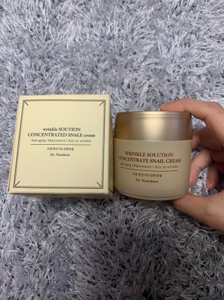 Dr.느루벗 느루벗 링클 솔루션 콘센트레이트 스네일 탄력 달팽이 크림 80g — 5점을 준 리뷰어가 2021년 2월 올린 사용 사진