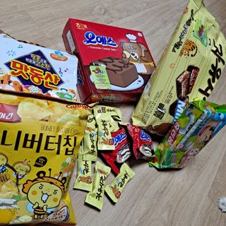 해태제과 2022 호랑이 스낵 5종 세트 — 5점을 준 리뷰어가 2022년 1월 올린 사용 사진