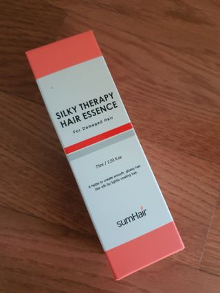 썸헤어 / SUMHAIR 썸헤어 실키 테라피 헤어 에센스 — 3점을 준 리뷰어가 2021년 4월 올린 사용 사진