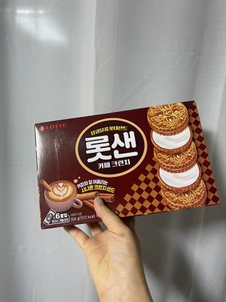 롯데제과 롯샌 카페크런치 — 5점을 준 리뷰어가 2021년 10월 올린 사용 사진