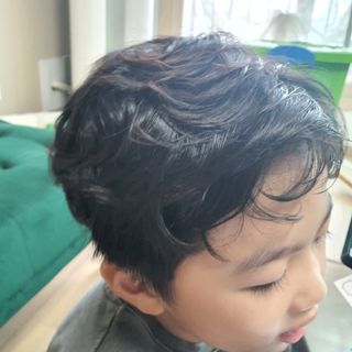[갸스비] 곱슬 머리부터 파마까지 남자의 컬을 위한 갸스비 컬크림 — 5점을 준 리뷰어가 2021년 10월 올린 사용 사진