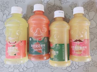 탐라원 제주의 맛, 몬딱주스 4종세트 - 한라봉몬딱주스, 천혜향몬딱주스, 청귤에이드, 당근몬딱주스 — 5점을 준 리뷰어가 2021년 8월 올린 사용 사진