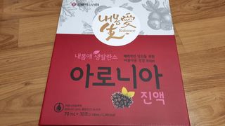 서울약사신협_내몸애생발란스아로니아_70ml x 30포 — 5점을 준 리뷰어가 2021년 6월 올린 사용 사진