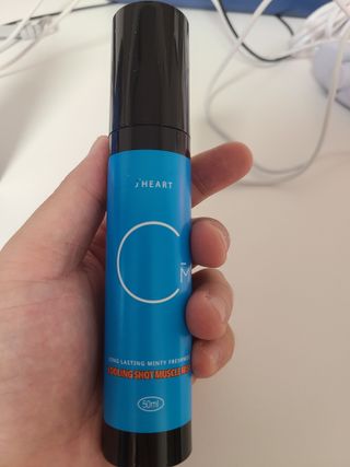 [스포츠 미스트] 쿨링샷 머슬 미스트(50ml) — 5점을 준 리뷰어가 2022년 7월 올린 사용 사진