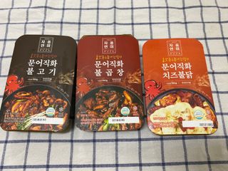 자연풍미 문어직화볶음 3종 (불고기, 불곱창, 치즈불닭) — 4점을 준 리뷰어가 2022년 6월 올린 사용 사진