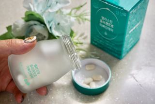 체인미 엘라스틴 콜라겐으로 이뻐진데이 500mg x 30정 — 4.5점을 준 리뷰어가 2021년 12월 올린 사용 사진