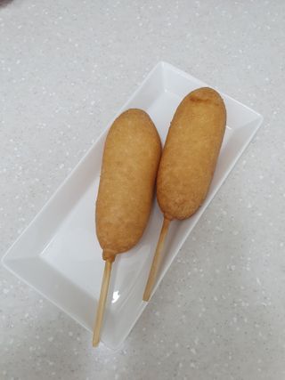 오마뎅 한우핫도그 — 5점을 준 리뷰어가 2021년 5월 올린 사용 사진