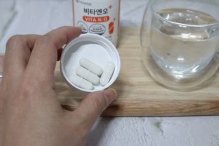 프리마인 성큼다가온 봄, 이너뷰티를 챙겨야 피부도 화사하게, 컨디션도 활기차게. 흡수율을 높인 고효율 비타민. — 5점을 준 리뷰어가 2022년 12월 올린 사용 사진