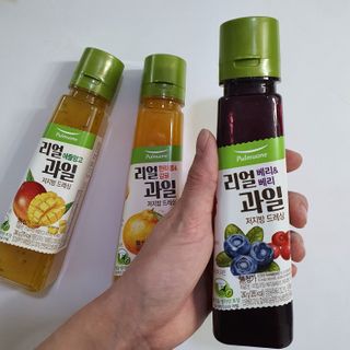 [풀무원] 리얼 과일  저지방 드레싱 240g 3종 — 5점을 준 리뷰어가 2021년 2월 올린 사용 사진