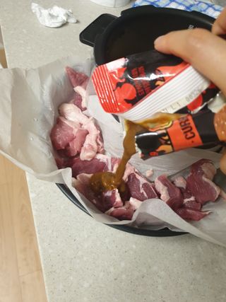불타 지옥불카레 불지옥맛 180g x 3봉 — 5점을 준 리뷰어가 2021년 6월 올린 사용 사진